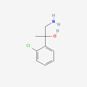 molecular formula C9H12ClNO B2468152 1-Amino-2-(2-chlorophényl)propan-2-ol CAS No. 71095-16-4