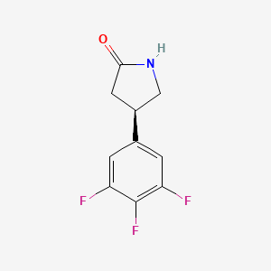 (4R)-4-(3,4,5-trifluorophenyl)pyrrolidin-2-one