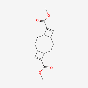 molecular formula C16H20O4 B2468161 Dimethyl tricyclo[8.2.0.04,7]dodeca-5,11-diene-5,11-dicarboxylate CAS No. 2287341-50-6