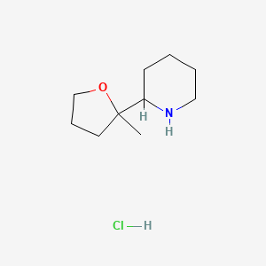 2-(2-Methyloxolan-2-yl)piperidine;hydrochloride