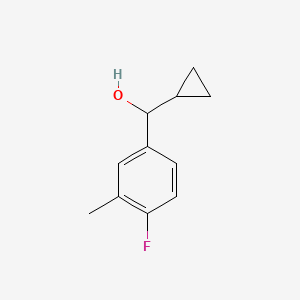 Cyclopropyl(4-fluoro-3-methylphenyl)methanol