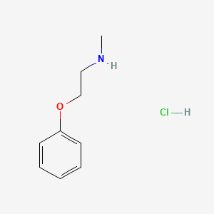 molecular formula C9H14ClNO B2468208 N-methyl-2-phenoxyethanamine hydrochloride CAS No. 37421-04-8; 73604-31-6; 85262-76-6