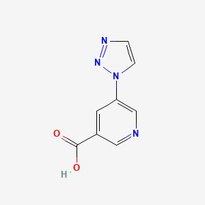 5-(1H-1,2,3-triazol-1-yl)pyridine-3-carboxylic acid