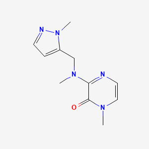 1-methyl-3-(methyl((1-methyl-1H-pyrazol-5-yl)methyl)amino)pyrazin-2(1H)-one
