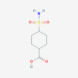 4-Sulfamoylcyclohexane-1-carboxylic acid