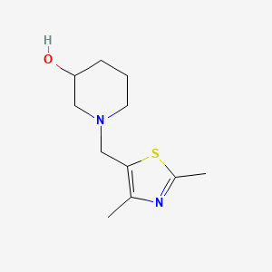 1-((2,4-Dimethylthiazol-5-yl)methyl)piperidin-3-ol