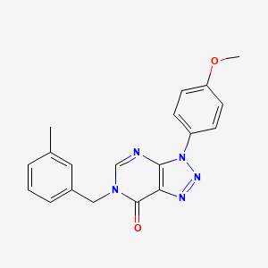 3-(4-methoxyphenyl)-6-(3-methylbenzyl)-3,6-dihydro-7H-[1,2,3]triazolo[4,5-d]pyrimidin-7-one