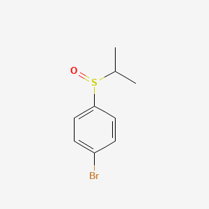 molecular formula C9H11BrOS B2468296 1-Bromo-4-(isopropylsulfinyl)benzene CAS No. 1129287-54-2; 1352318-46-7; 363136-59-8