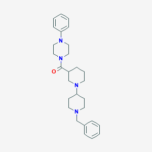 molecular formula C28H38N4O B246831 (1'-Benzyl-1,4'-bipiperidin-3-yl)(4-phenylpiperazin-1-yl)methanone 
