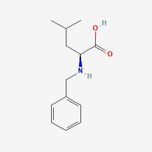 molecular formula C13H19NO2 B2468360 （S）-2-(苯甲氨基)-4-甲基戊酸 CAS No. 89384-51-0