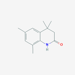 4,4,6,8-Tetramethyl-3,4-dihydroquinolin-2(1H)-one