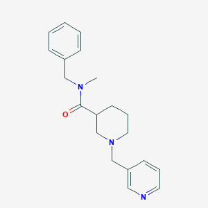 N-benzyl-N-methyl-1-(3-pyridinylmethyl)-3-piperidinecarboxamide