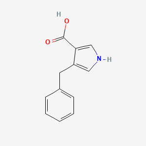 molecular formula C12H11NO2 B2468427 4-苄基-1H-吡咯-3-羧酸 CAS No. 79600-80-9