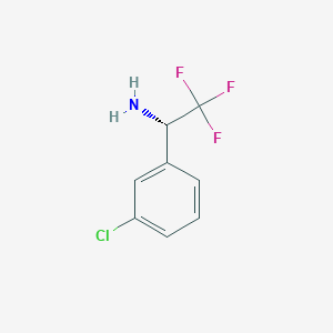 (1S)-1-(3-Chlorophenyl)-2,2,2-trifluoroethylamine