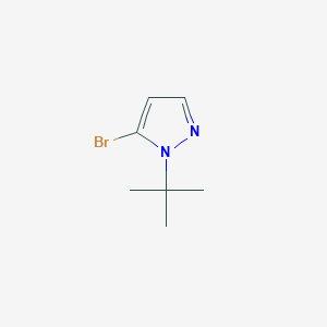 molecular formula C7H11BrN2 B2468478 5-溴-1-(叔丁基)-1H-吡唑 CAS No. 1512164-79-2