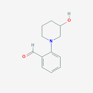 2-(3-Hydroxypiperidin-1-yl)benzaldehyde