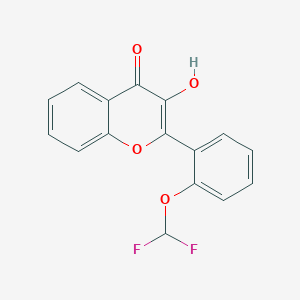 molecular formula C16H10F2O4 B2468527 2-(2-(difluoromethoxy)phenyl)-3-hydroxy-4H-chromen-4-one CAS No. 1797124-08-3