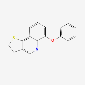 molecular formula C18H15NOS B2468547 4-Methyl-6-phenoxy-2,3-dihydrothieno[3,2-c]quinoline CAS No. 866133-62-2