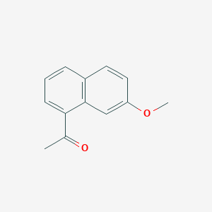 molecular formula C13H12O2 B2468552 1-(7-甲氧基萘-1-基)乙酮 CAS No. 3453-55-2