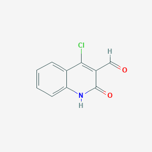 molecular formula C10H6ClNO2 B2468570 4-Chloro-2-hydroxyquinoline-3-carbaldehyde CAS No. 100517-42-8