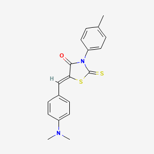 (Z)-5-(4-(dimethylamino)benzylidene)-2-thioxo-3-(p-tolyl)thiazolidin-4-one