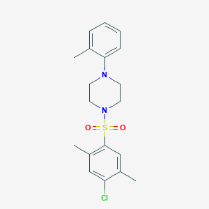 1-(4-Chloro-2,5-dimethylphenyl)sulfonyl-4-(2-methylphenyl)piperazine