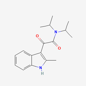 N,N-diisopropyl-2-(2-methyl-1H-indol-3-yl)-2-oxoacetamide