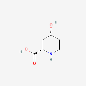 molecular formula C6H11NO3 B2468718 (2S,4R)-4-hydroxypiperidine-2-carboxylic acid CAS No. 126641-65-4; 1844-40-2