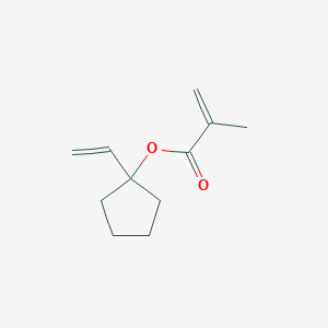 molecular formula C11H16O2 B2468731 1-乙烯基环戊基甲基丙烯酸酯 CAS No. 1353155-00-6