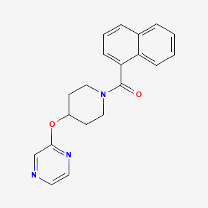 Naphthalen-1-yl(4-(pyrazin-2-yloxy)piperidin-1-yl)methanone