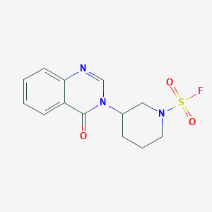 3-(4-Oxoquinazolin-3-yl)piperidine-1-sulfonyl fluoride