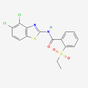 N-(4,5-dichlorobenzo[d]thiazol-2-yl)-2-(ethylsulfonyl)benzamide