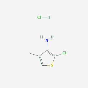 2-Chloro-4-methylthiophen-3-amine hydrochloride