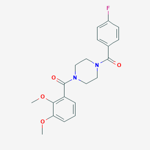 1-(2,3-Dimethoxybenzoyl)-4-(4-fluorobenzoyl)piperazine