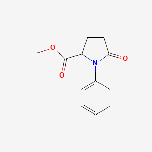 Methyl 5-oxo-1-phenylpyrrolidine-2-carboxylate