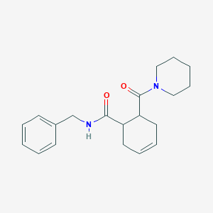 N-benzyl-6-(1-piperidinylcarbonyl)-3-cyclohexene-1-carboxamide