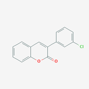 molecular formula C15H9ClO2 B2469054 3-(3-Chlorophenyl)chromen-2-one CAS No. 23000-36-4