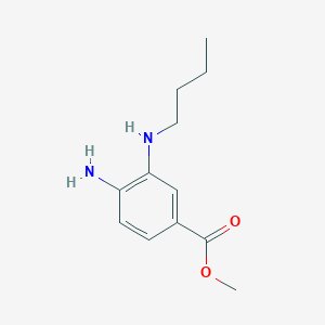 molecular formula C12H18N2O2 B2469060 4-氨基-3-(丁氨基)苯甲酸甲酯 CAS No. 597562-39-5