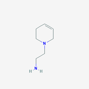 molecular formula C7H14N2 B2469085 2-(3,6-dihydro-2H-pyridin-1-yl)-ethylamine CAS No. 27578-63-8