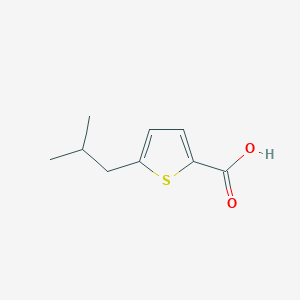 molecular formula C9H12O2S B2469094 5-(2-甲基丙基)噻吩-2-羧酸 CAS No. 5681-91-4