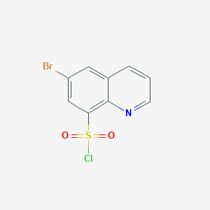 molecular formula C9H5BrClNO2S B2469098 6-溴喹啉-8-磺酰氯 CAS No. 98591-39-0