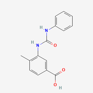 4-Methyl-3-[(phenylcarbamoyl)amino]benzoic acid