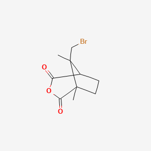 8-(Bromomethyl)-1,8-dimethyl-3-oxabicyclo[3.2.1]octane-2,4-dione