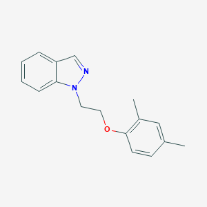 molecular formula C17H18N2O B246922 1-[2-(2,4-dimethylphenoxy)ethyl]-1H-indazole 