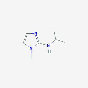 molecular formula C7H13N3 B2469241 1-methyl-N-(propan-2-yl)-1H-imidazol-2-amine CAS No. 939758-36-8