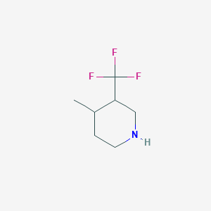 molecular formula C7H12F3N B2469254 4-Methyl-3-(trifluoromethyl)piperidine CAS No. 1774893-35-4