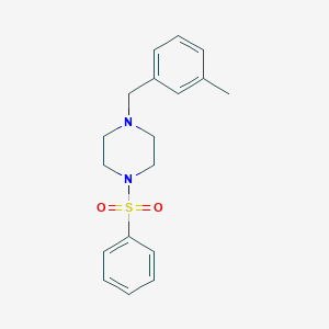 1-(3-Methylbenzyl)-4-(phenylsulfonyl)piperazine