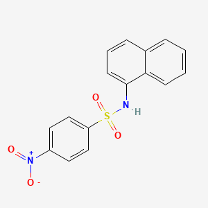 molecular formula C16H12N2O4S B2469281 N-(1-萘基)-4-硝基苯磺酰胺 CAS No. 56799-93-0
