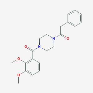 1-(2,3-Dimethoxybenzoyl)-4-(phenylacetyl)piperazine