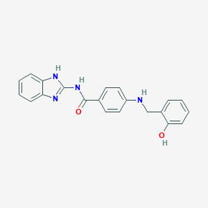 N-(1H-benzimidazol-2-yl)-4-[(2-hydroxybenzyl)amino]benzamide